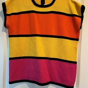 St. John Collection Womens Sweater with Bold Stripes